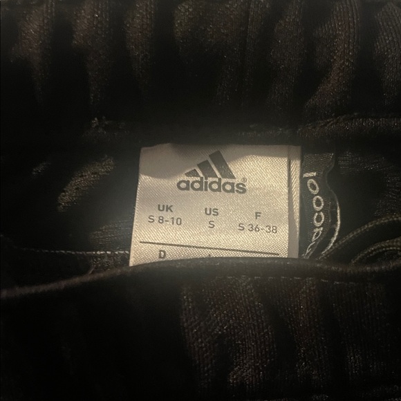 Adidas Dark Patterned Leggings - Picture 1 of 7